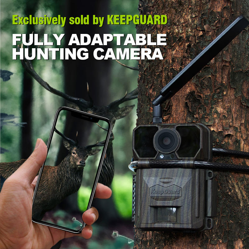 Cellular Trail Camera Live Stream - Keepguard 2K セルラートレイルカメラ ライブストリーム アプリ リモートコントロール