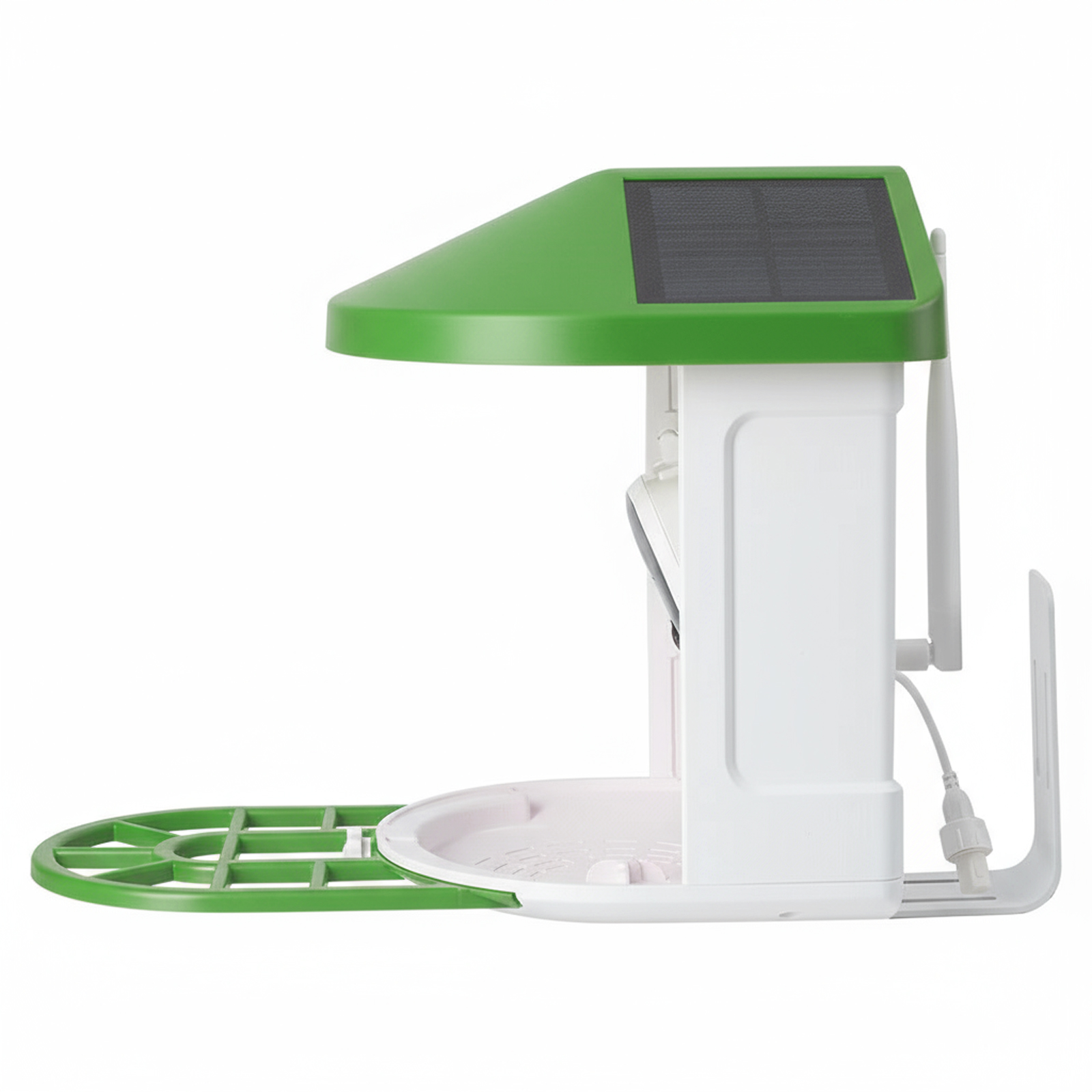 Bird Feeder Camera Wifi Smart Ai - 1080P HDカメラ搭載、AI検知、ソーラー電源、Wi-Fi接続対応のスマートバードフィーダー - 屋外用木製バードフィーダー