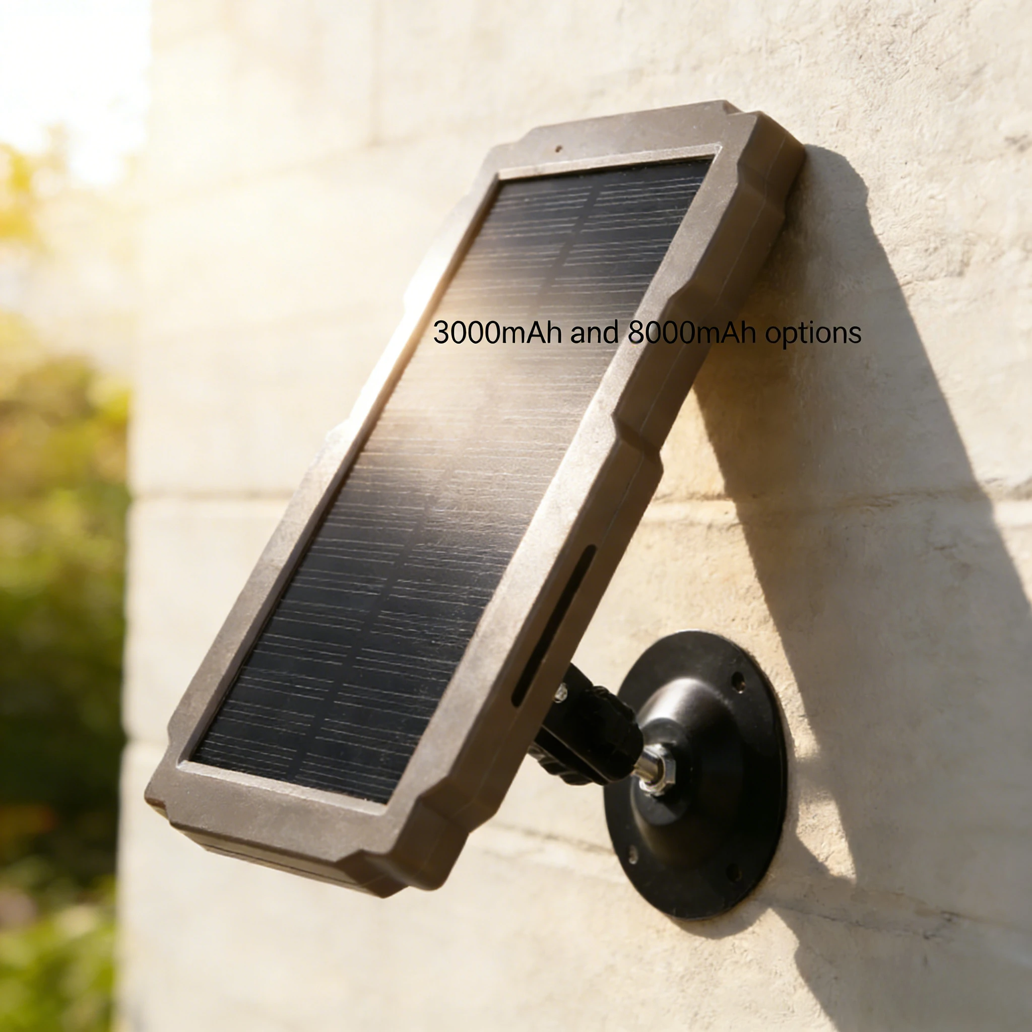 Trail Camera Solar Panel Powered - トレイルカメラ用8000mAhソーラーパワーキット 6V/12Vソーラーパネル＆充電式バッテリー充電器で野生動物の長期監視が可能