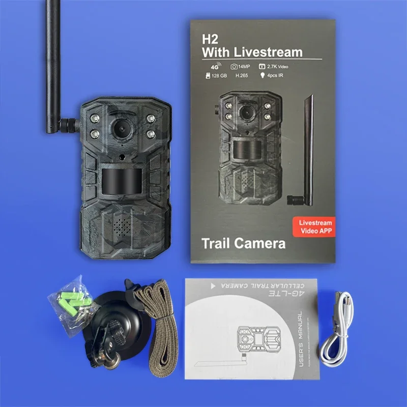 ジェルダーフォー ウコン H2 H6 セルラー4G LTE  - Trail Camera Solar Panel Powered のレビューと価格