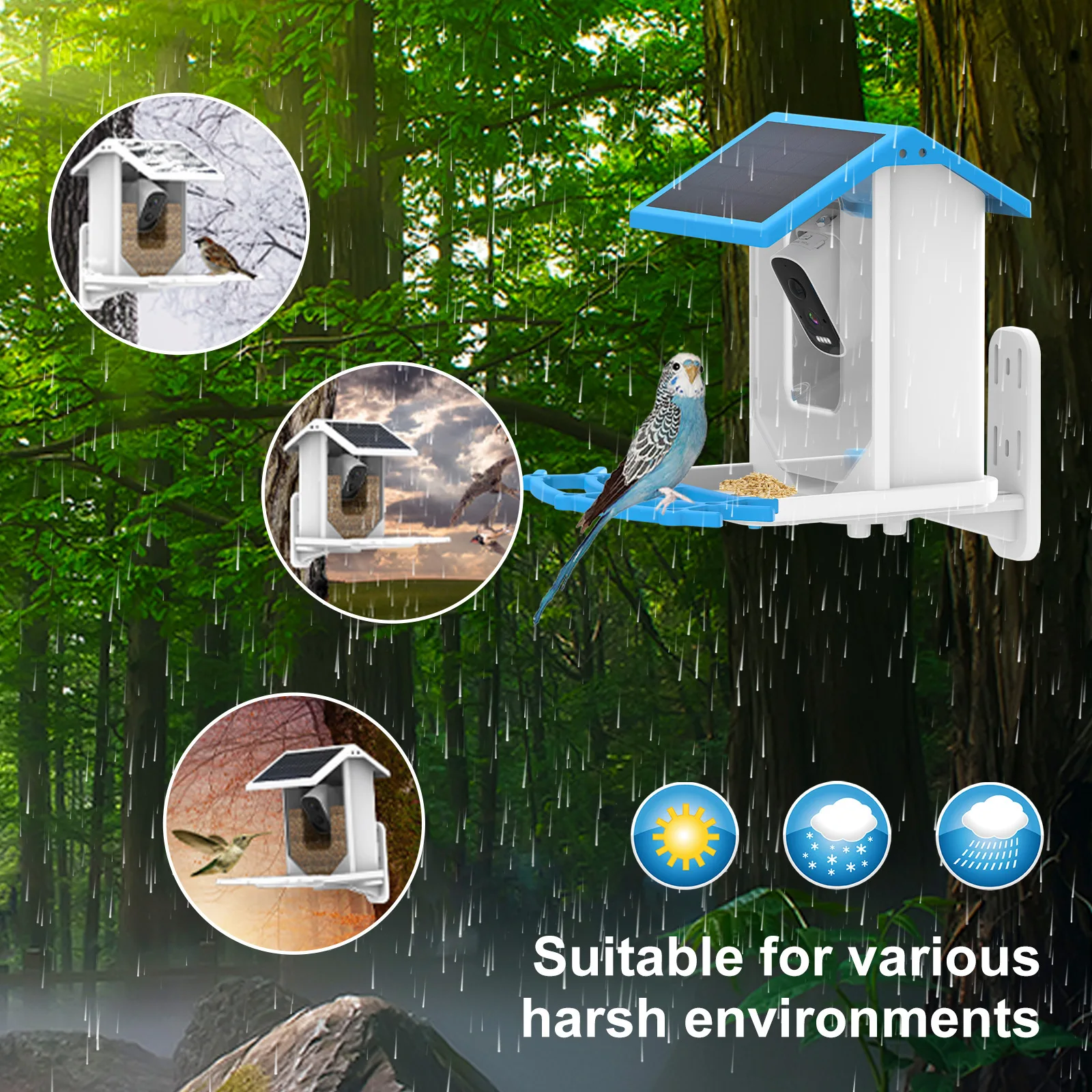 2KスマートWi-Fi接続のバードフィーダーカメラ。高画質、 - Bird Feeder Camera Wifi Smart Ai のレビューと価格
