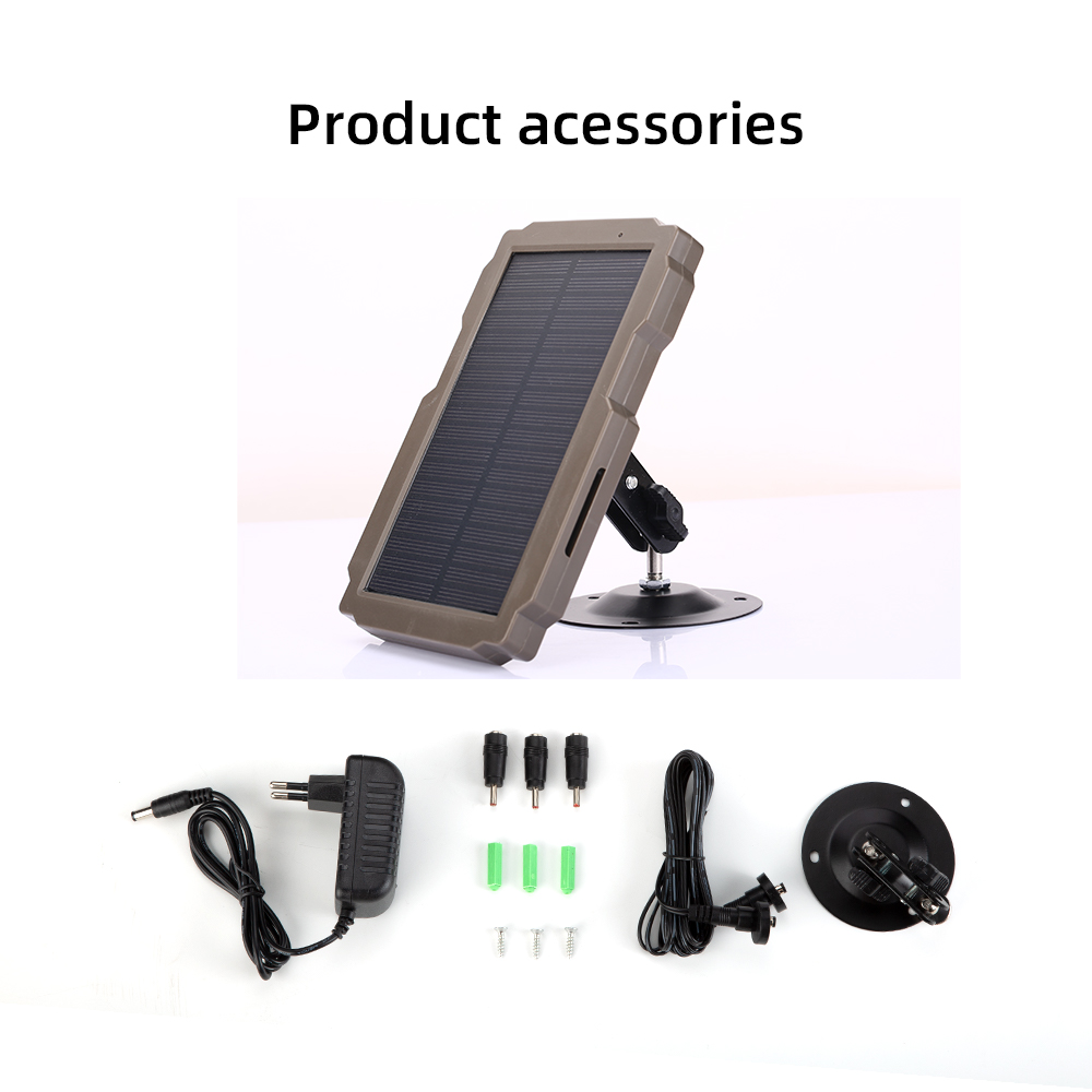 屋外防水ソーラー充電器,1700mah,リチウム電池,トレイ - Trail Camera Solar Panel Powered のレビューと価格