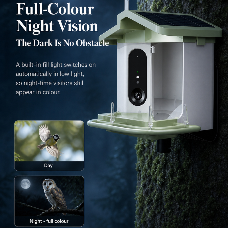 太陽光発電式バードフィーダー。カメラ搭載、スマートAI機能、 - Bird Feeder Camera Wifi Smart Ai のレビューと価格