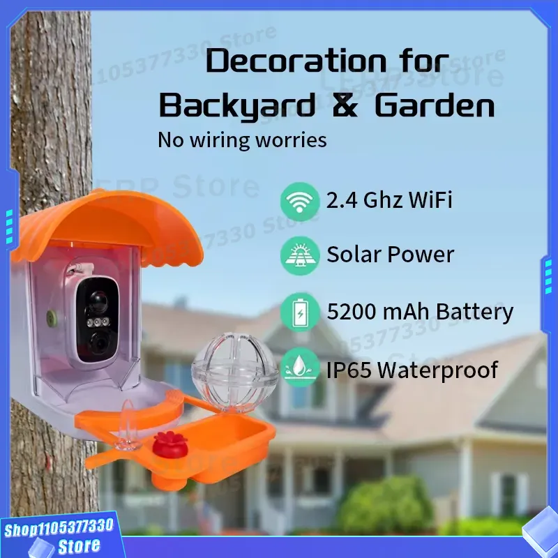 3MP HDスマートバードフィーダー、カメラAI認識、WiF - Bird Feeder Camera Wifi Smart Ai のレビューと価格