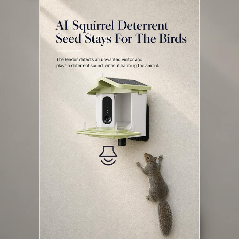 カメラ付きのWi-Fi対応スマートバードフィーダー。AIによ - Bird Feeder Camera Wifi Smart Ai のレビューと価格