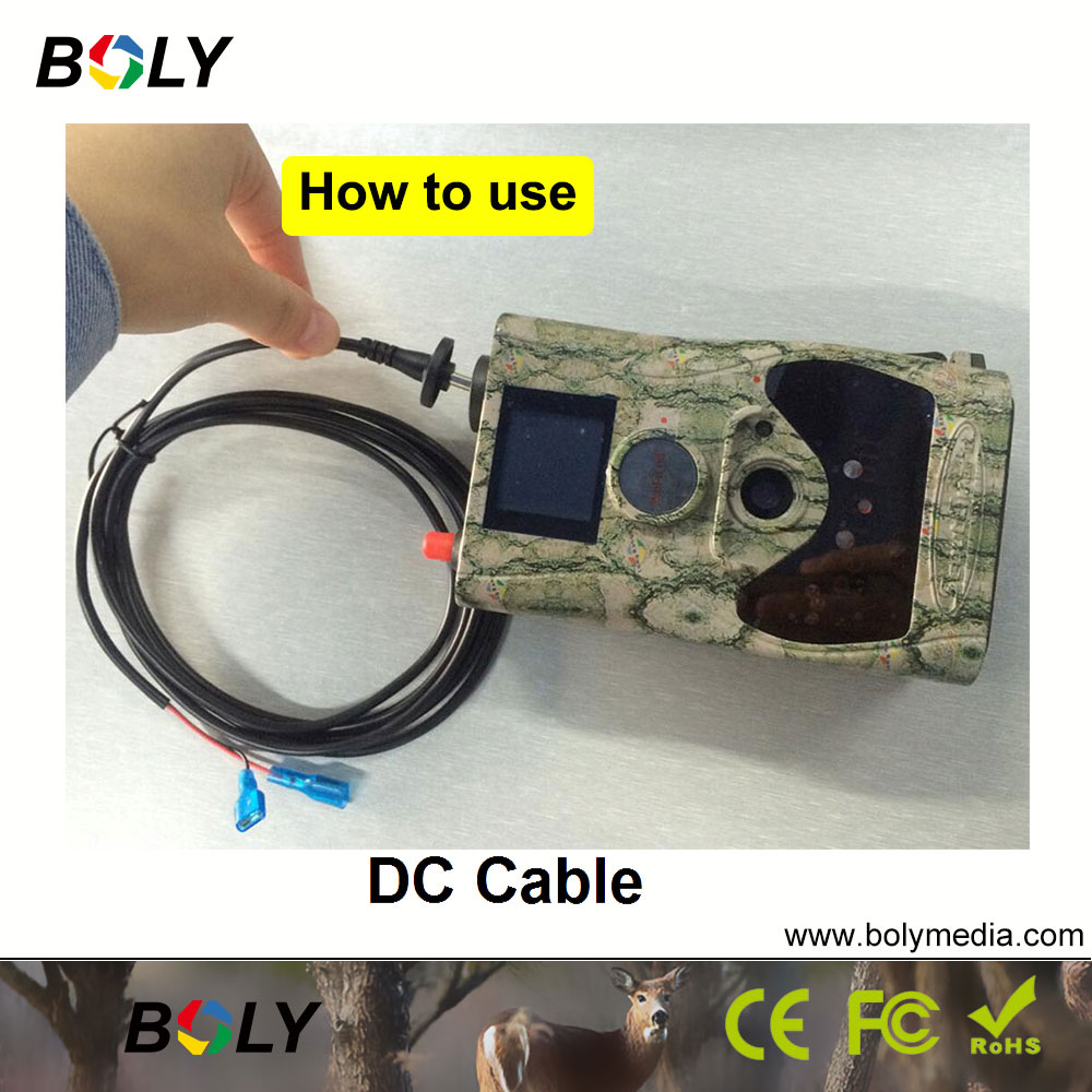 3 ピース/セット DC ケーブル電源と狩猟用トレイルカメラ - Trail Camera Solar Panel Powered のレビューと価格