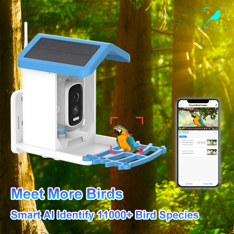 AIバードスマートフィーダーカメラ 5.0メガピクセル ソー - Bird Feeder Camera Wifi Smart Ai のレビューと価格