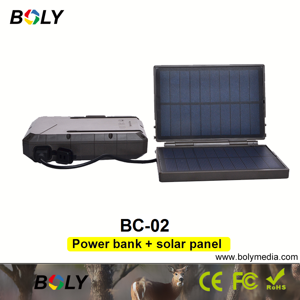 Boly BC-02-携帯電話のバッテリー充電器と付属品,ソ - Trail Camera Solar Panel Powered のレビューと価格