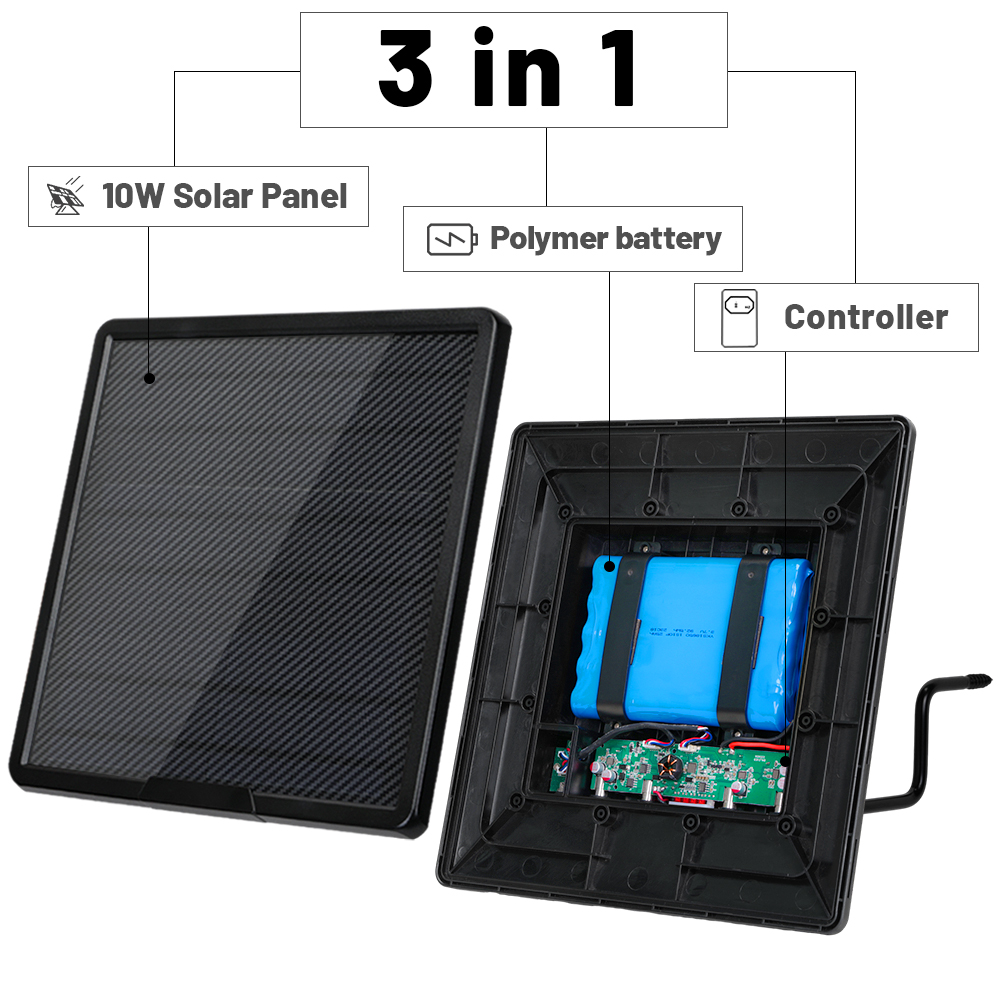 大容量ソーラーパワーパック,ip66タイプc,急速充電ソーラ - Trail Camera Solar Panel Powered のレビューと価格