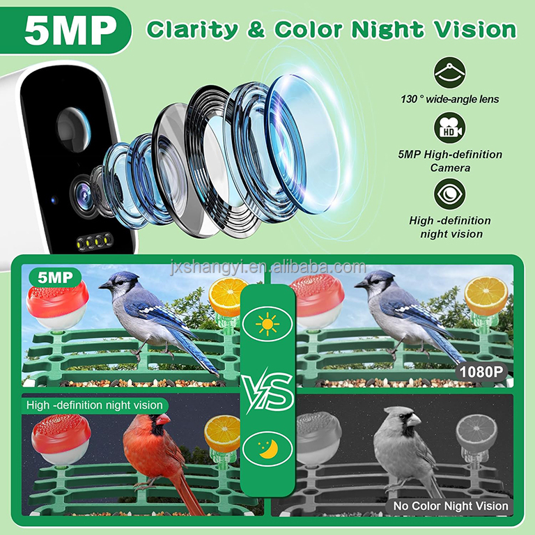 OEM自動識別ライブビューWIFIスマートAIバードフィーダ - Bird Feeder Camera Wifi Smart Ai のレビューと価格