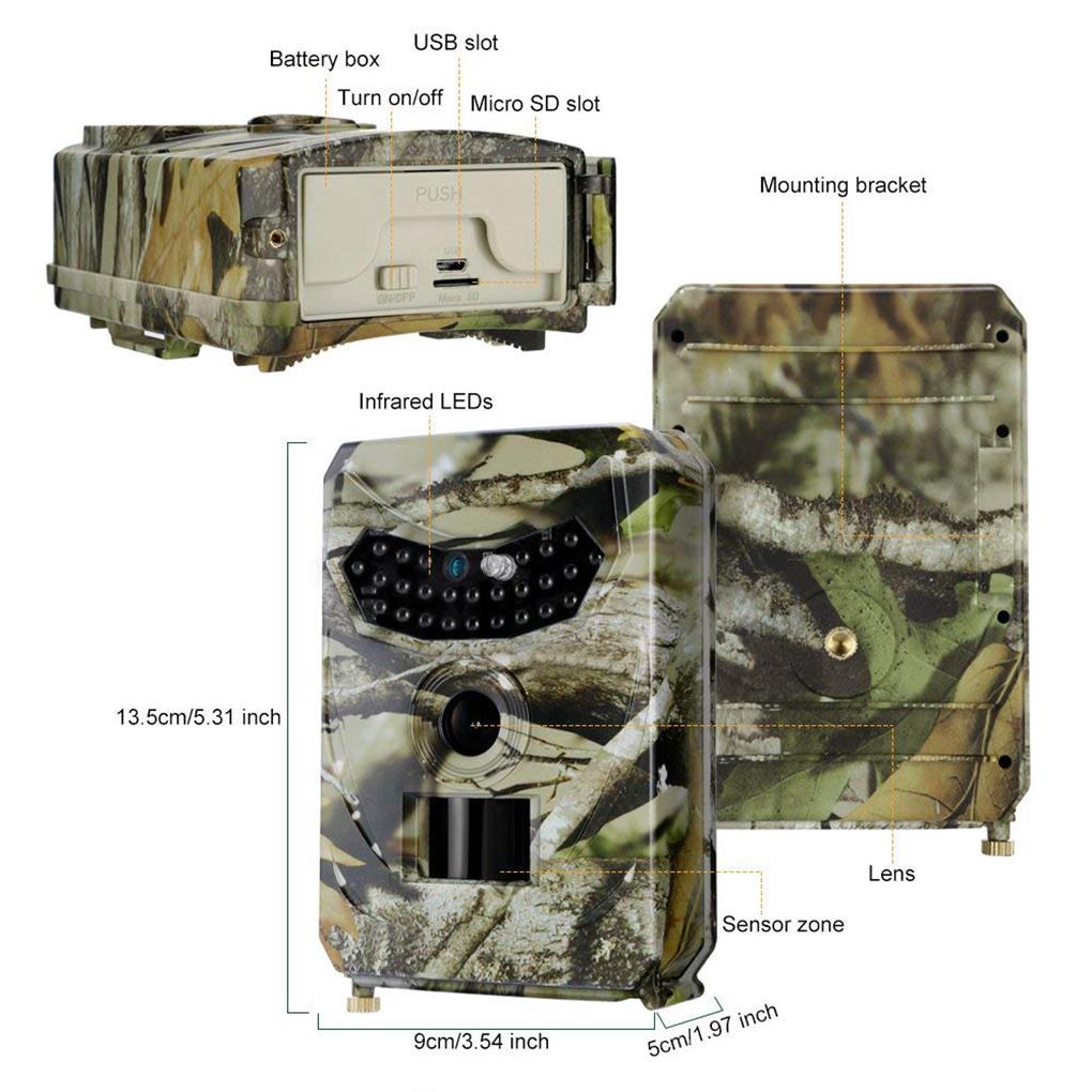 PR100 トレイルカメラ 940nm ナイトビジョン赤外線 - Night Vision Trail Camera Infrared Leds のレビューと価格