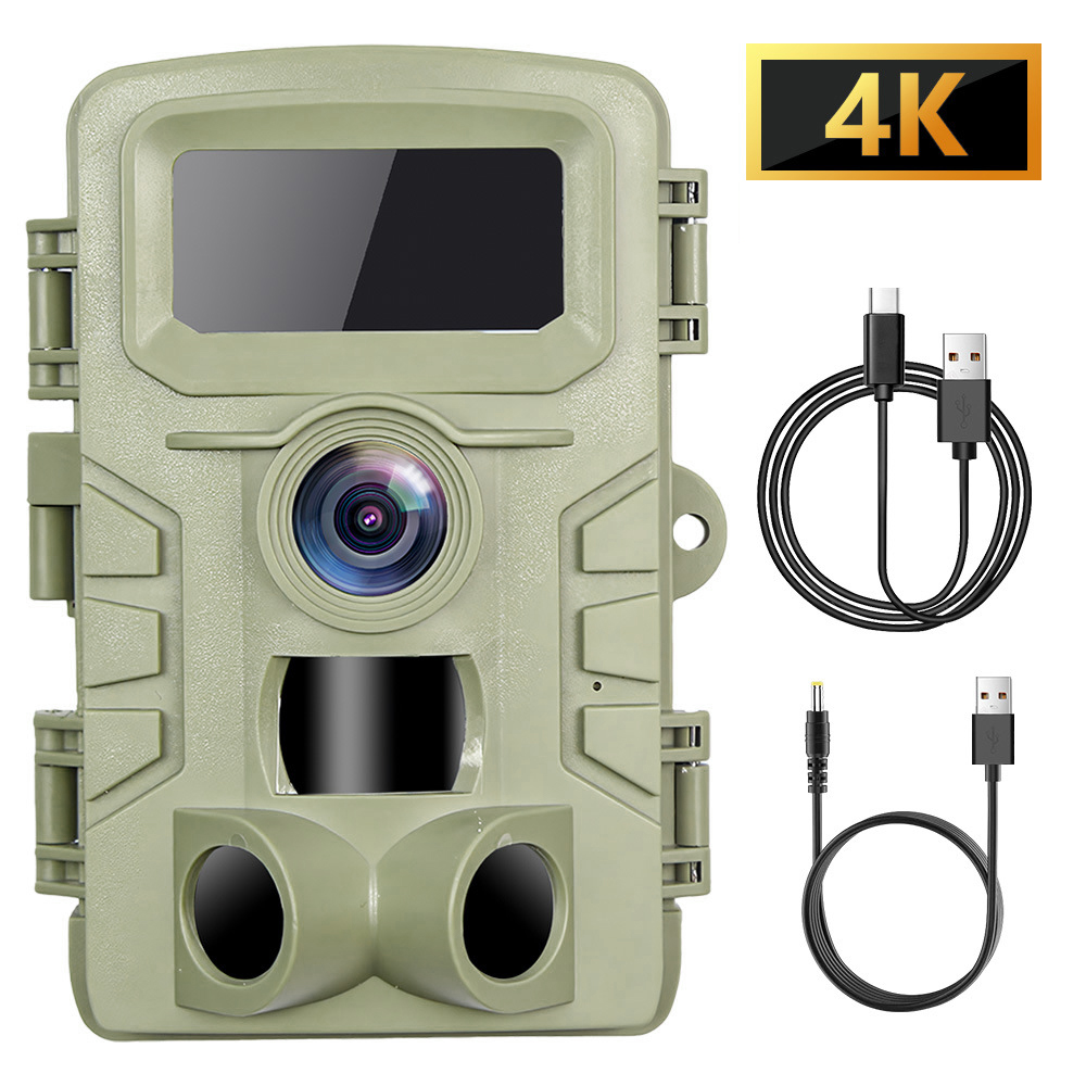 46 LED赤外線ナイトビジョン野生動物カメラ 48MP 4 - Night Vision Trail Camera Infrared Leds のレビューと価格