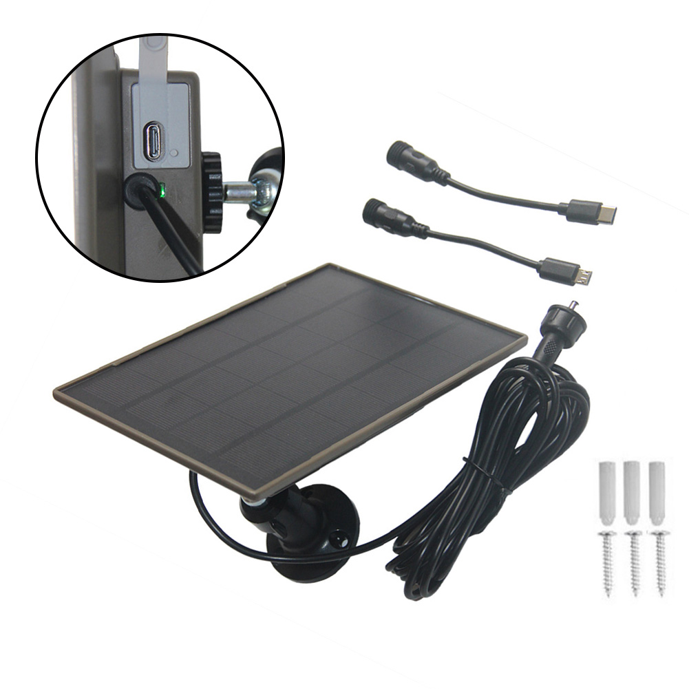 3Wソーラーパネルキット トレイルカメラ用 6000mAh充 - Trail Camera Solar Panel Powered のレビューと価格
